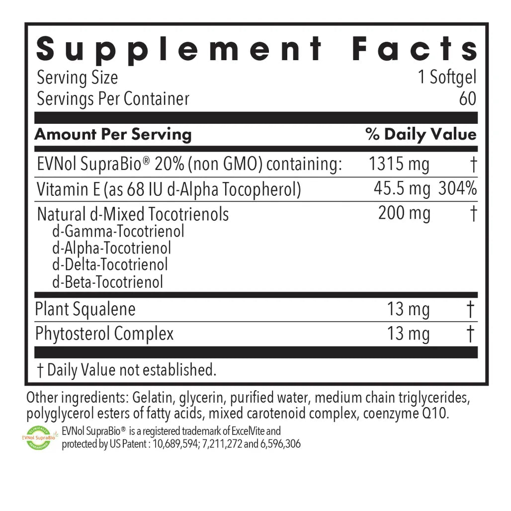 Tocomin SupraBio Tocotrienols 200mg