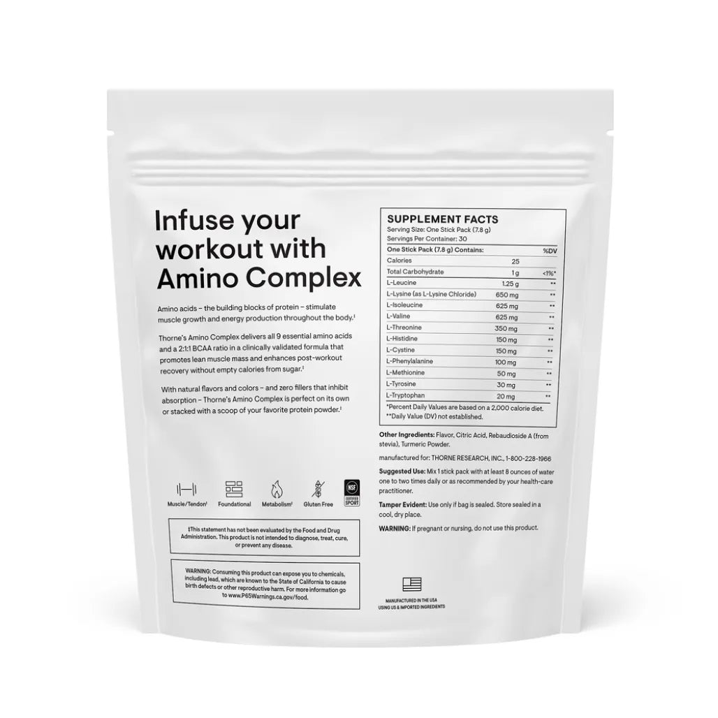 Amino Complex Lemon Flavored