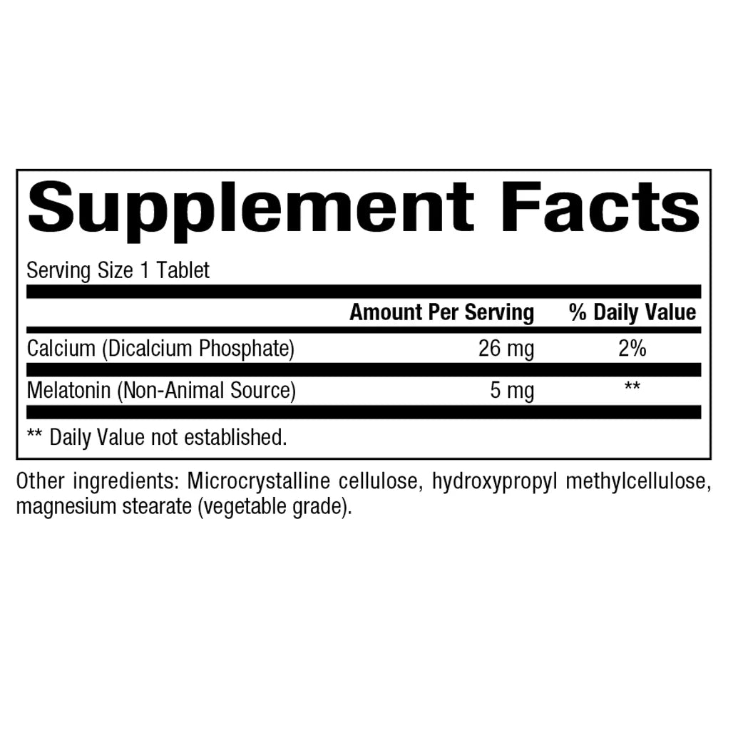 Melatonin Time Release 5mg Bioclinic Naturals