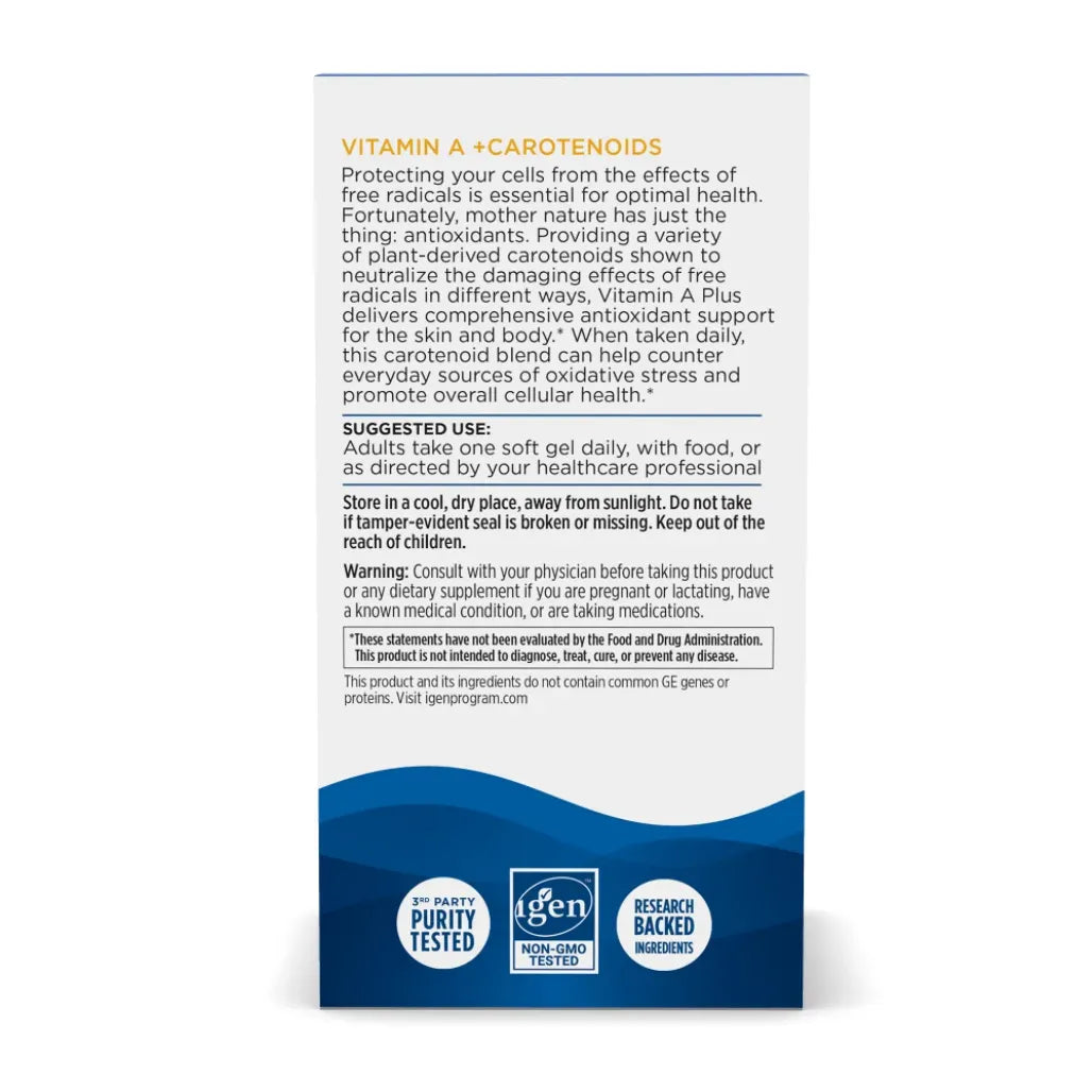 About Nordic Naturals Vitamin A +Carotenoids - Support Cellular Health