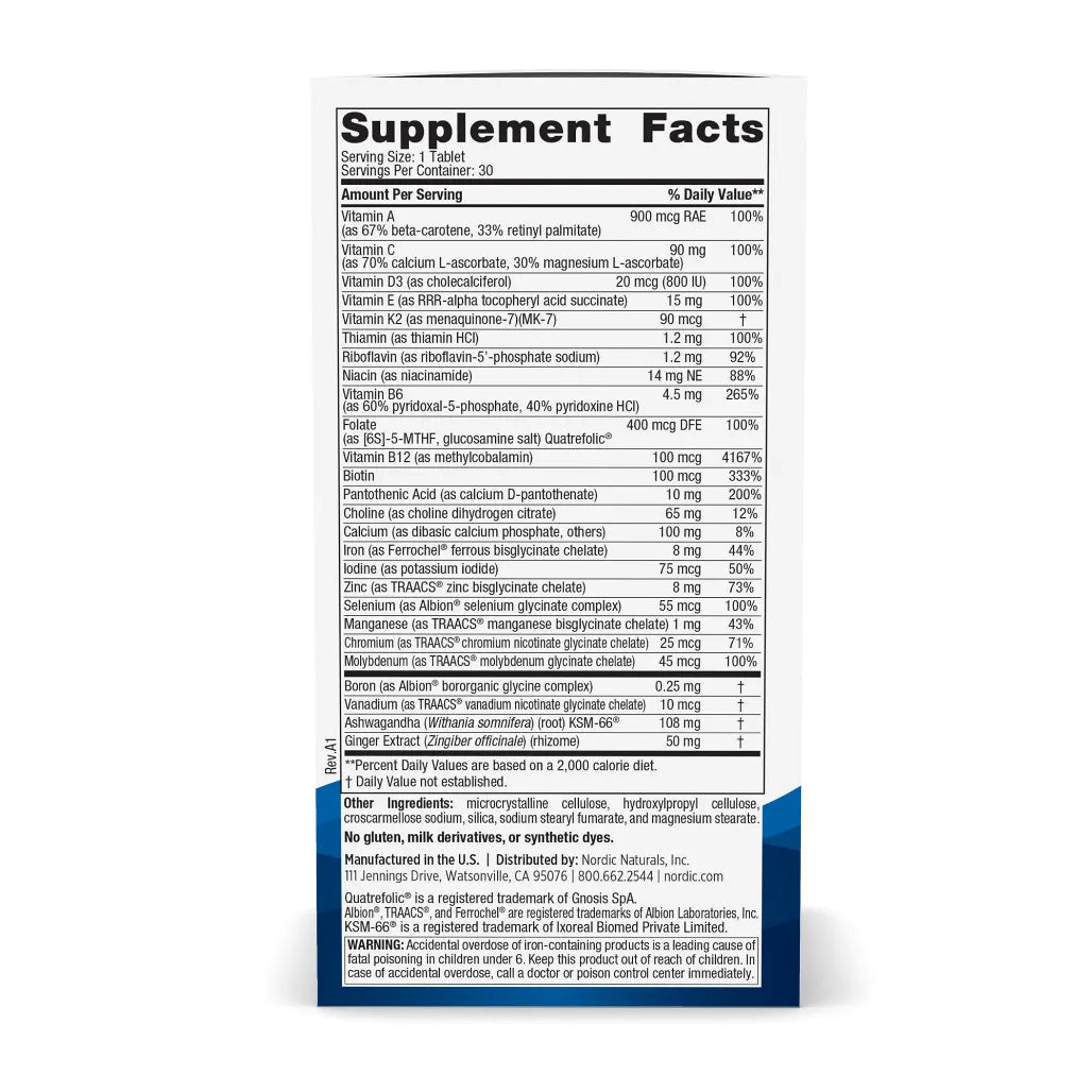 Women's One Daily Multi by Nordic Naturals at Nutriessential.com