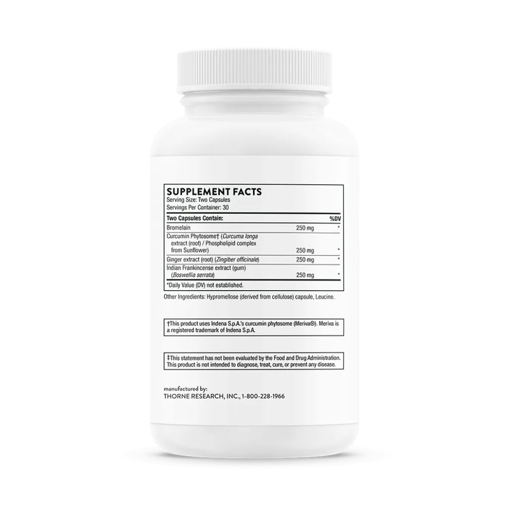 Thorne Phytoprofen 60 caps supplement facts