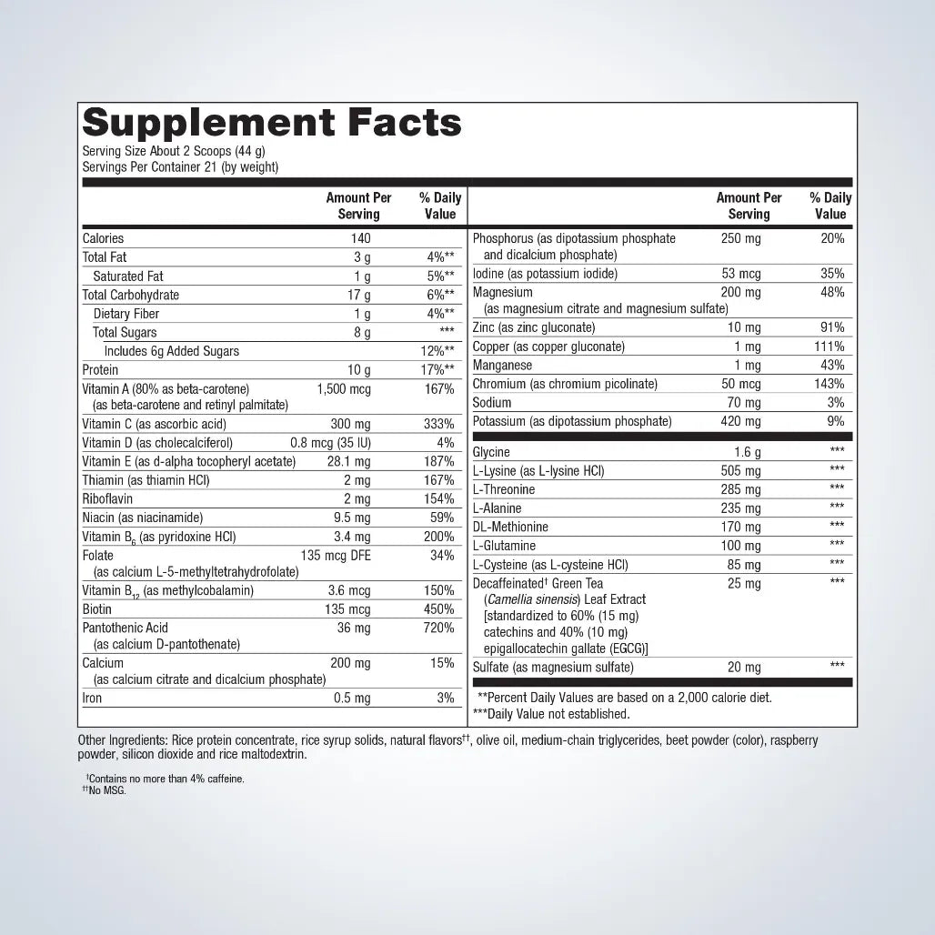 Advanced nutritional support for metabolic detoxification.