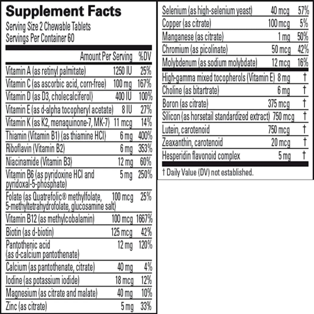Kids Neurovite Multivitamin Orange flavoured Chewables Brain MD