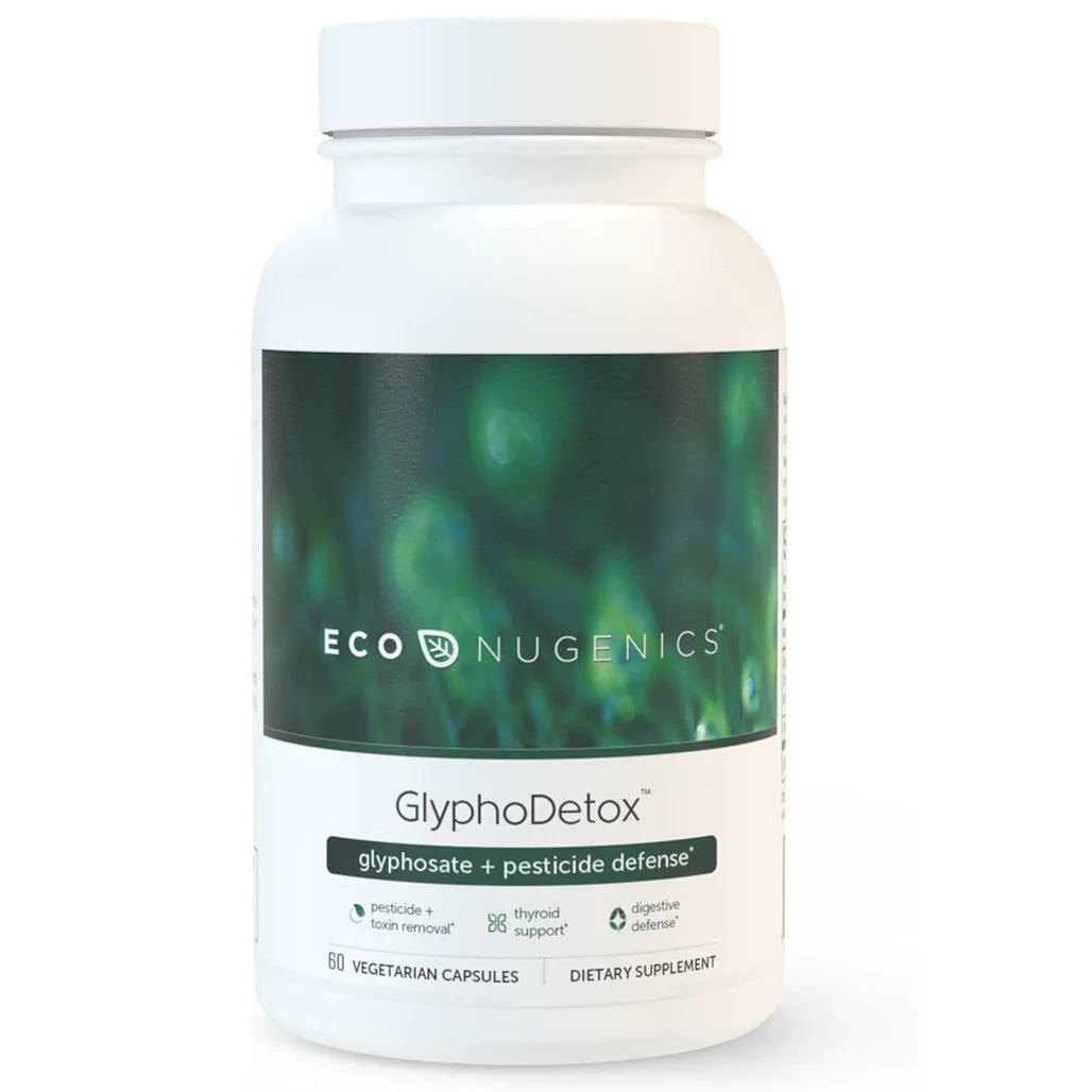 EcoNugenics GlyphoDetox - 60 Capsules - Glyphosate + Pesticide Defense