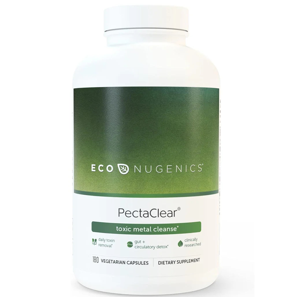 EcoNugenics PectaClear Supplement - 180 Vegetarian Capsules