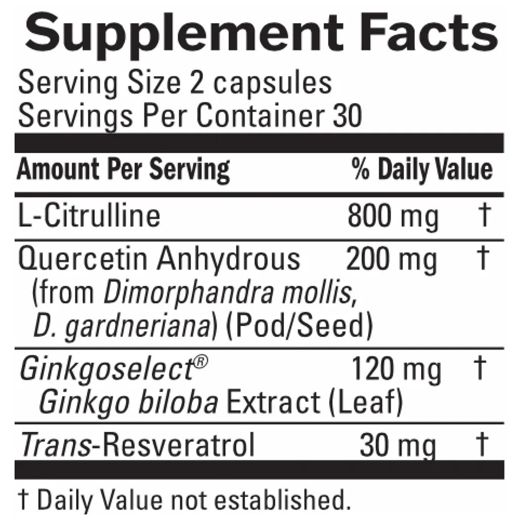 Advanced Blood Flow 60 caps Brain MD