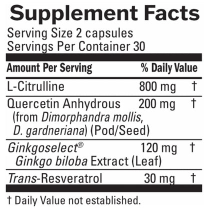 Advanced Blood Flow 60 caps Brain MD