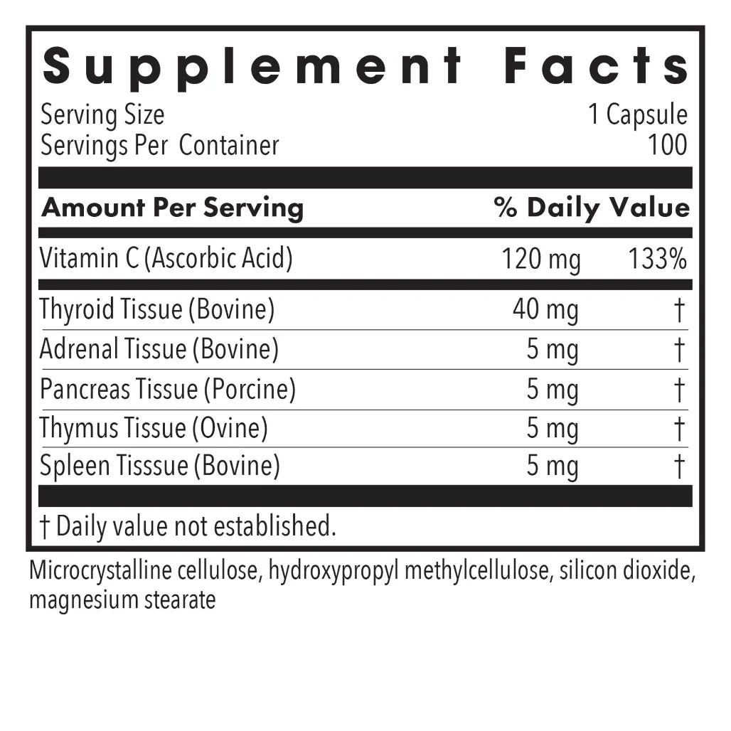 Allergy Research Group TG 100 - 100 caps