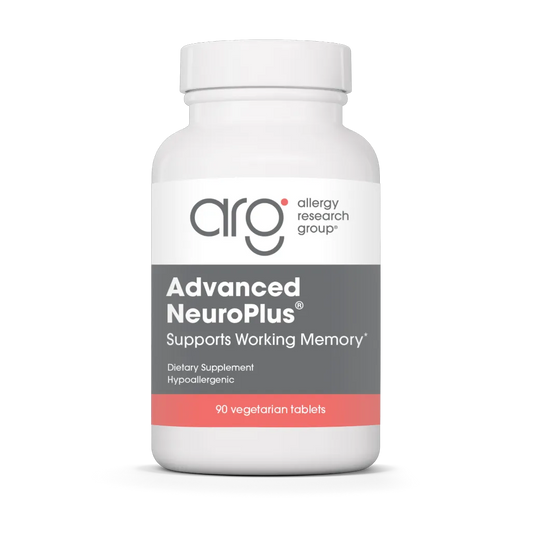 Allergy Research Group Advanced NeuroPlus vegtabs label