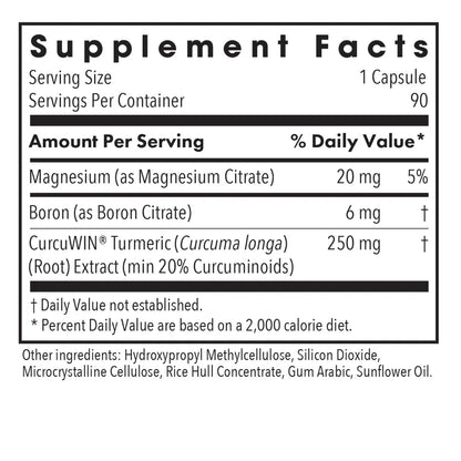 Allergy Research Group Boron Joint with CurcuWin - 90 vegcaps
