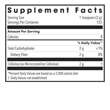 Allergy Research Group Cellulose Powder - 250 gms