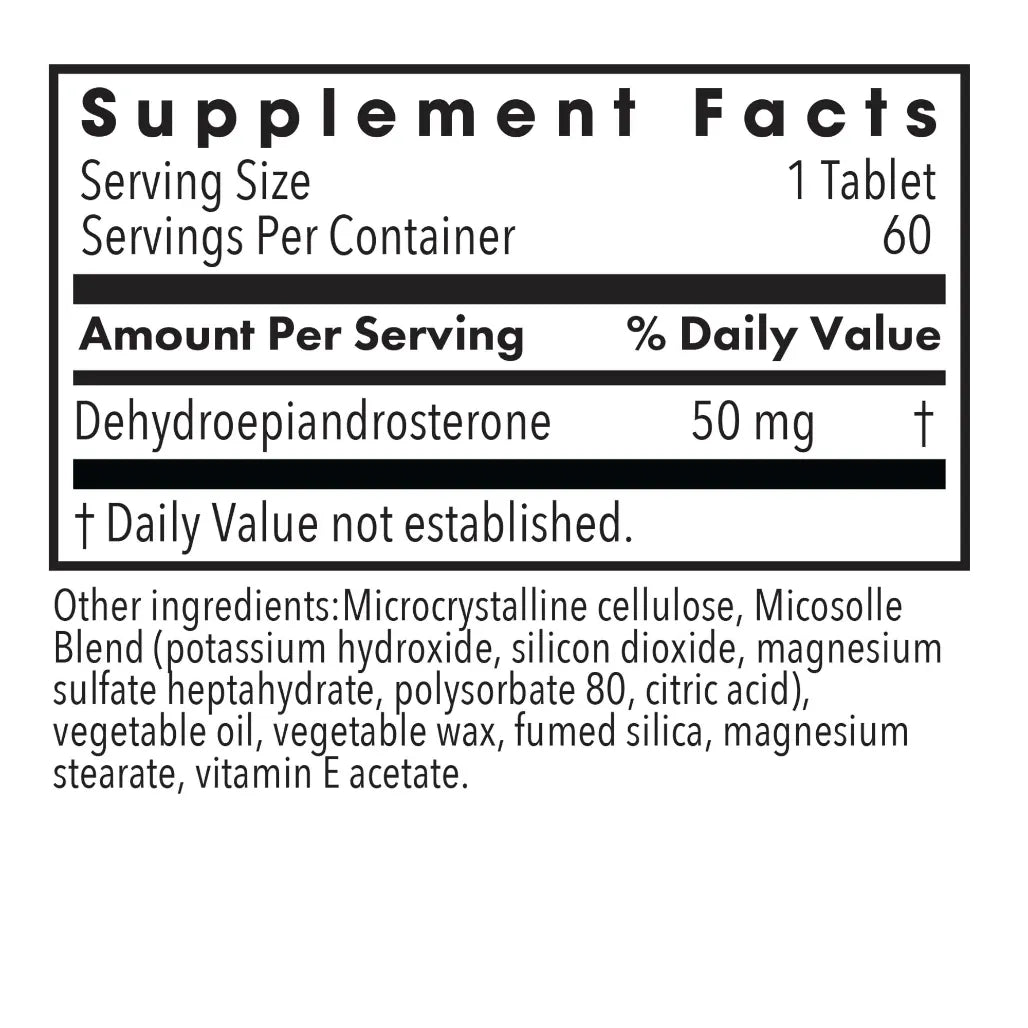 Benefits of DHEA 50 Allergy Research Group - Hormone Support 