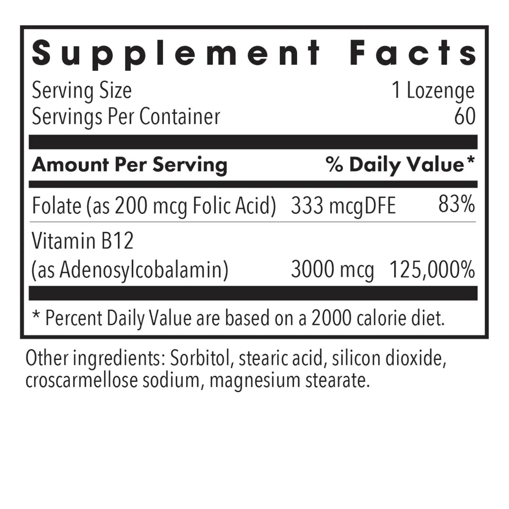 Allergy Research Group B12 Adenosylcobalamin - 60 loz