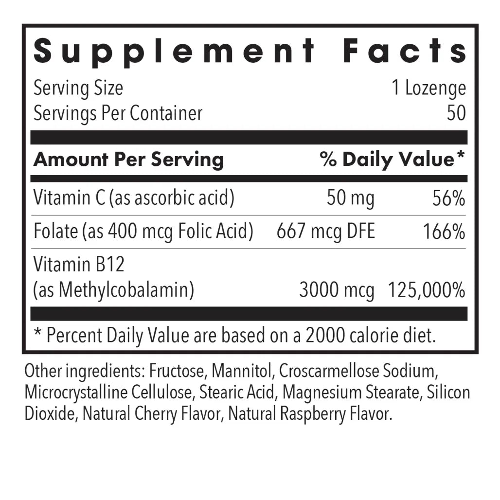 Allergy Research Group B12 Methylcobalamin - 50 loz