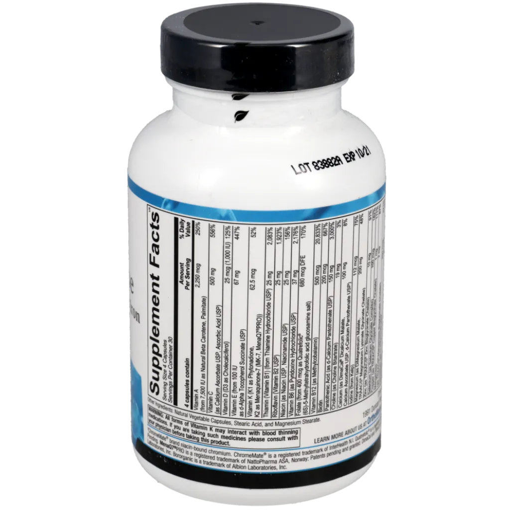 Alpha Base Capsules without Iron 
Ortho Molecular Products