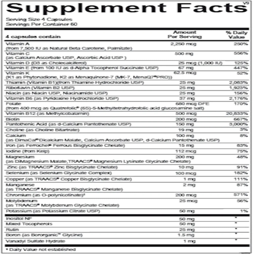 Alpha Base Capsules w/ Iron by Ortho Molecular Products