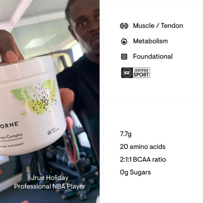 Thorne Amino Complex Lemon NSF for Muscles Health