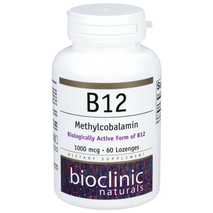 B12 Methylcobalamin 1,000mcg Bioclinic Naturals