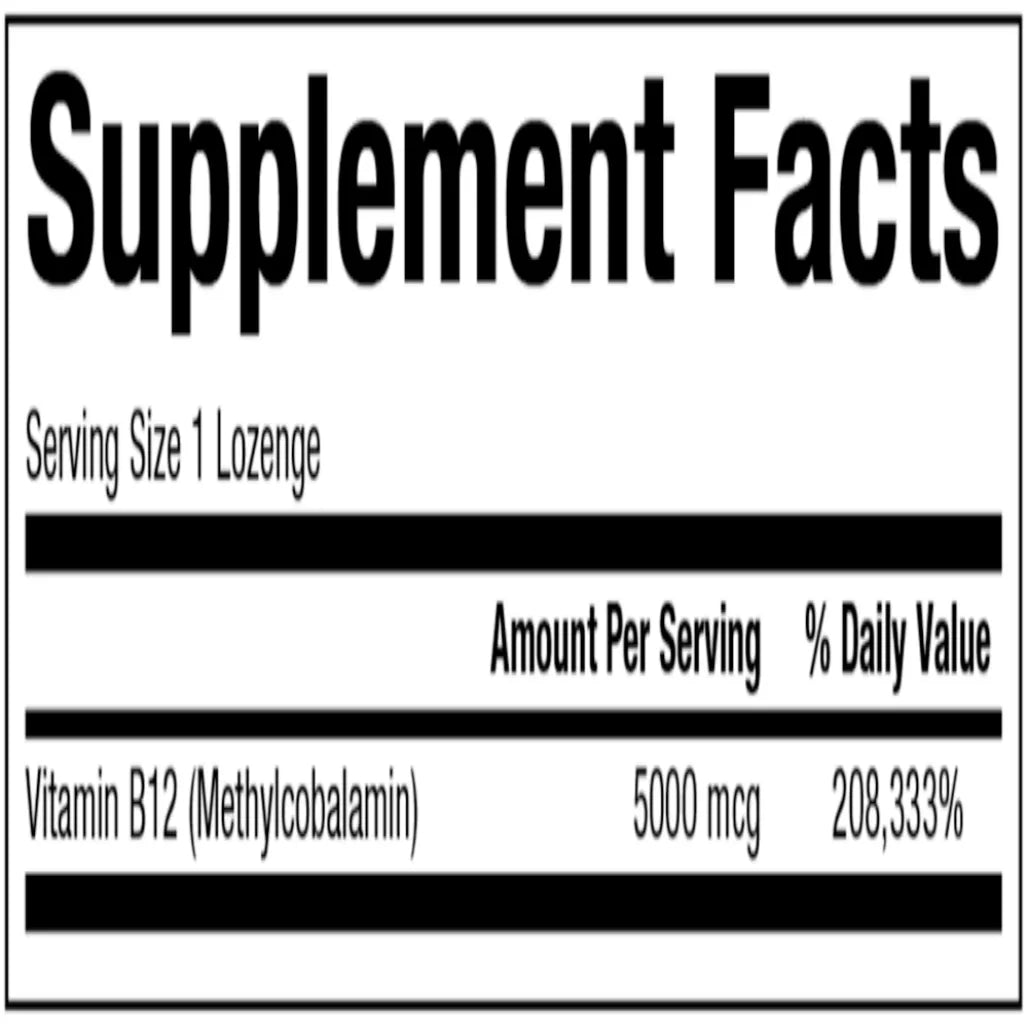 B12 Methylcobalamin 5,000mcg Bioclinic Naturals