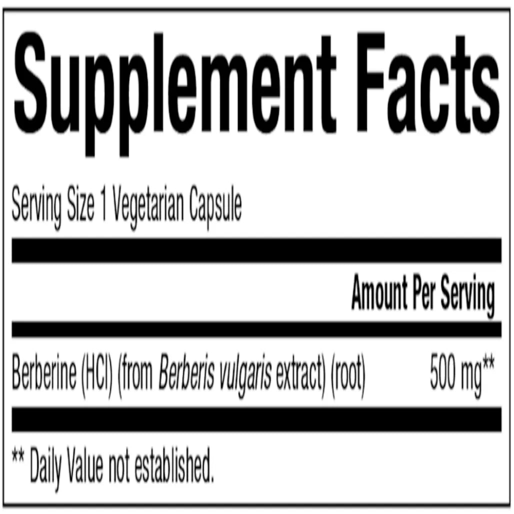 Berberine HCL 500mg