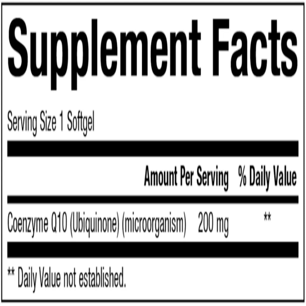 CoQ10 200 mg Bioclinic Naturals