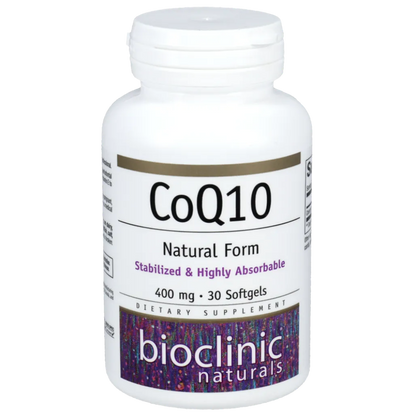 CoQ10 400 mg Bioclinic Naturals