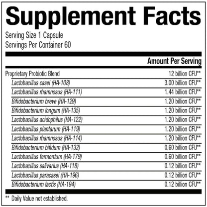 Probiotic-Pro 12 Bioclinic Naturals