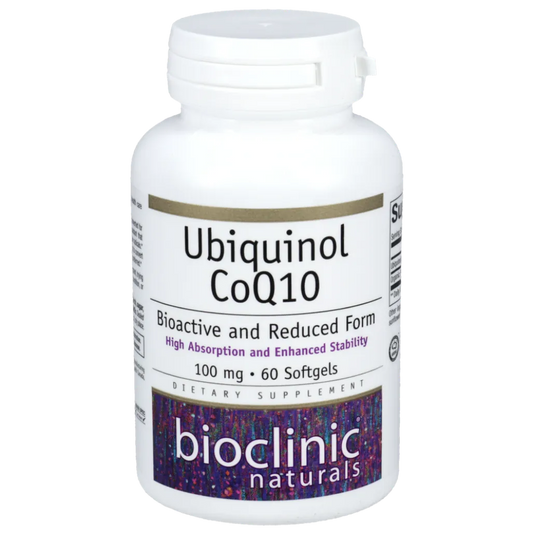 Ubiquinol CoQ10 100 mg Bioclinic Naturals