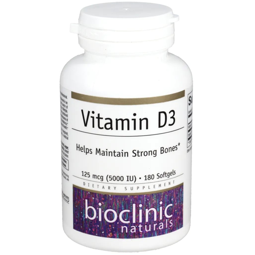 Vitamin D3 5000IU Bioclinic Naturals