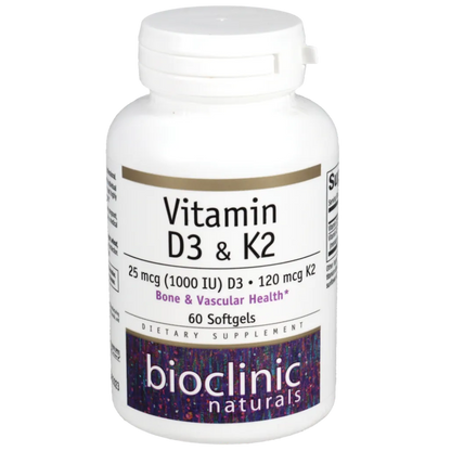 Vitamin D3 & K2 Bioclinic Naturals
