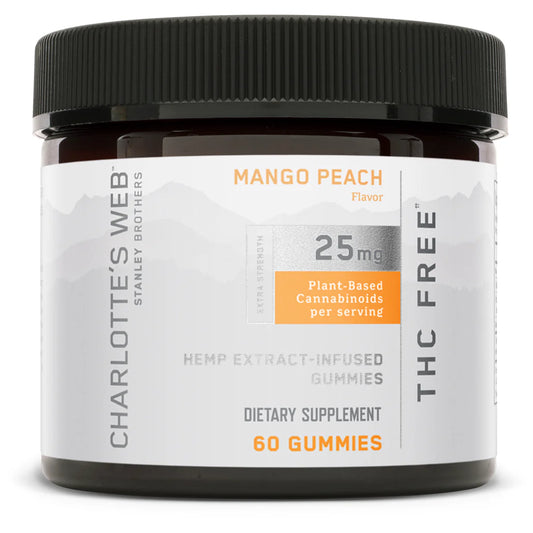 Charlotte's Web THC-Free 25 mg Gummy - Supplement to support overall body wellness goals