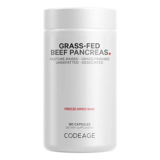 CodeAge Grass-fed Beef Pancreas - Support Pancreatic Health