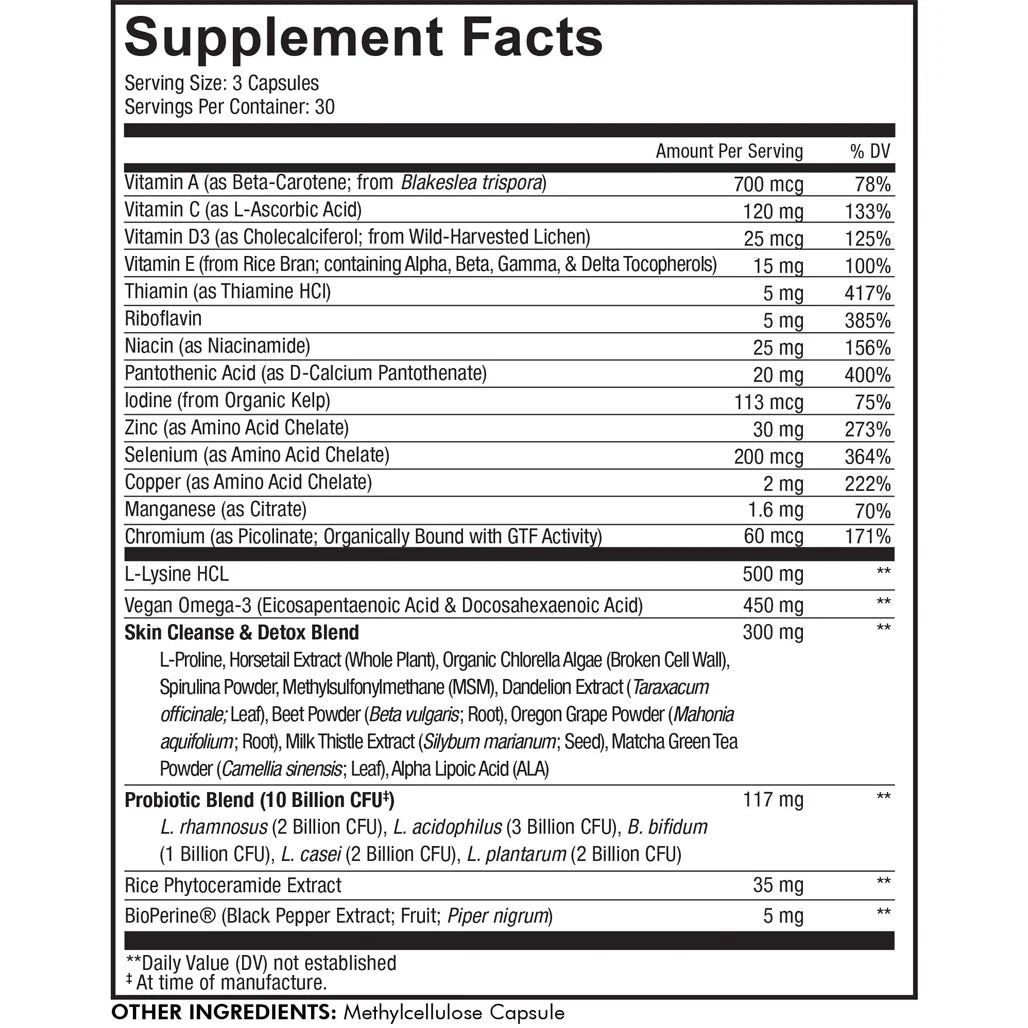 CodeAge Clearface Vitamins - Have Antioxidant Properties.