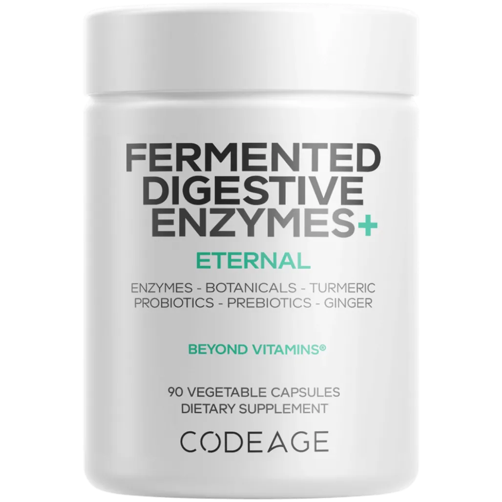 CodeAge Fermented Digestive Enzymes - Support Healthy Digestion