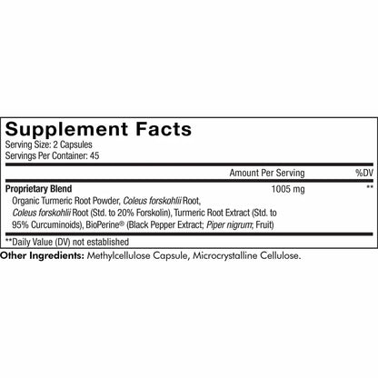 CodeAge Forskolin Turmeric - Support Joint and Muscle Health