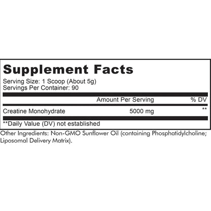 CodeAge Liposomal Creatine Monohydrate - Support Athletic Performance