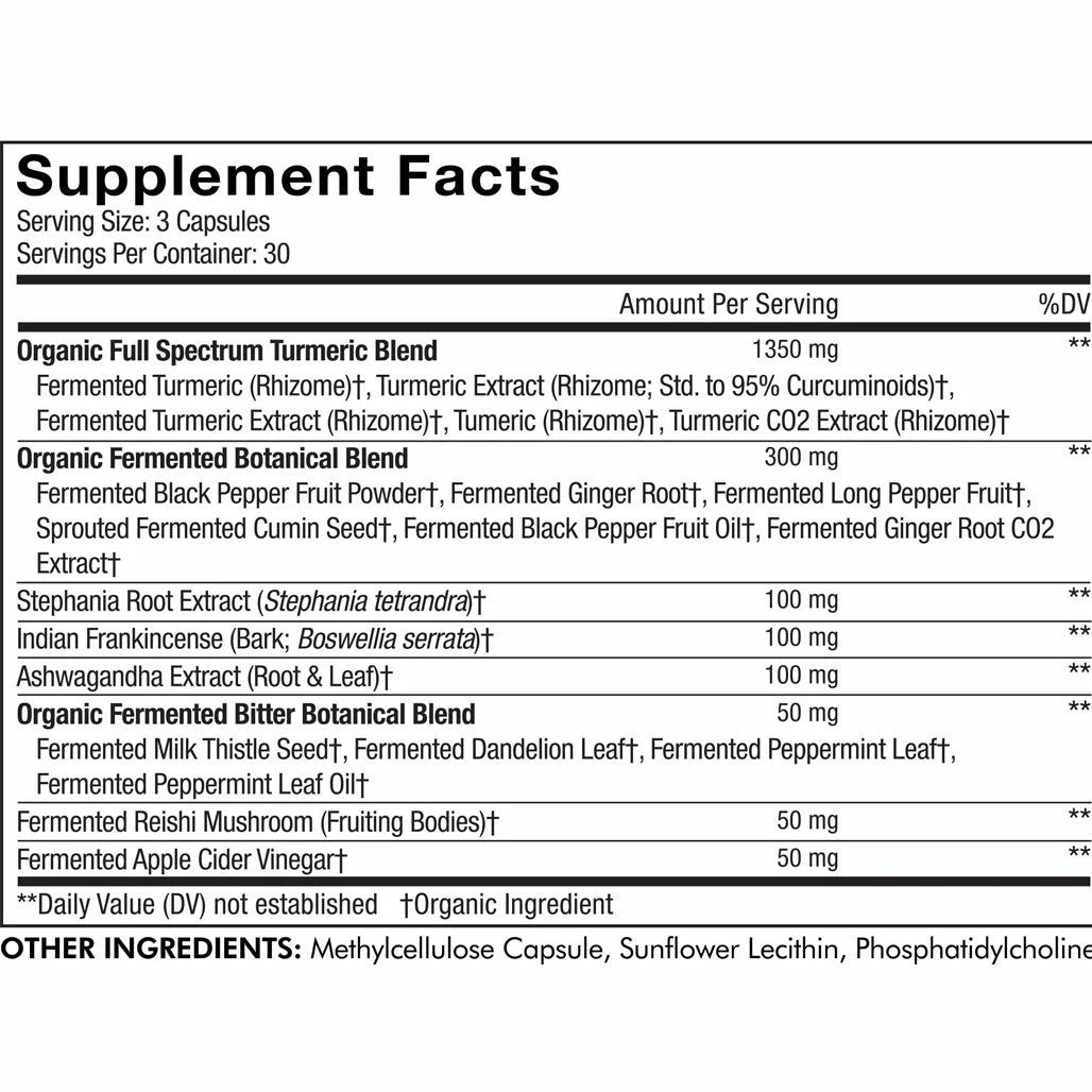 CodeAge Liposomal Fermented Turmeric - Promote Healthy Digestion