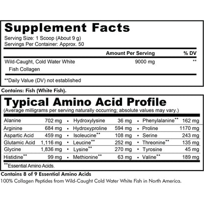 CodeAge Wild Caught Marine Collagen Peptides - Essential for Healthy Skin