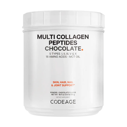 Chocolate Multi Collagen Peptides - Support Healthy Tendons, Ligaments and Muscles