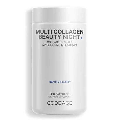 CodeAge Multi Collagen Beauty Night - Support Healthy Tendons, Ligaments and Muscles