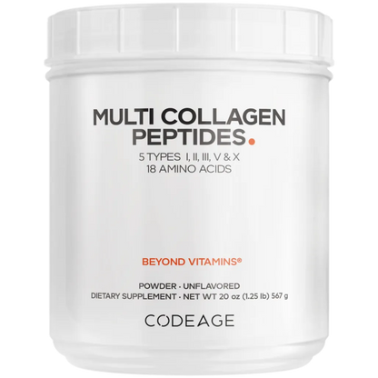 CodeAge Multi Collagen Peptides - Support Healthy Digestion