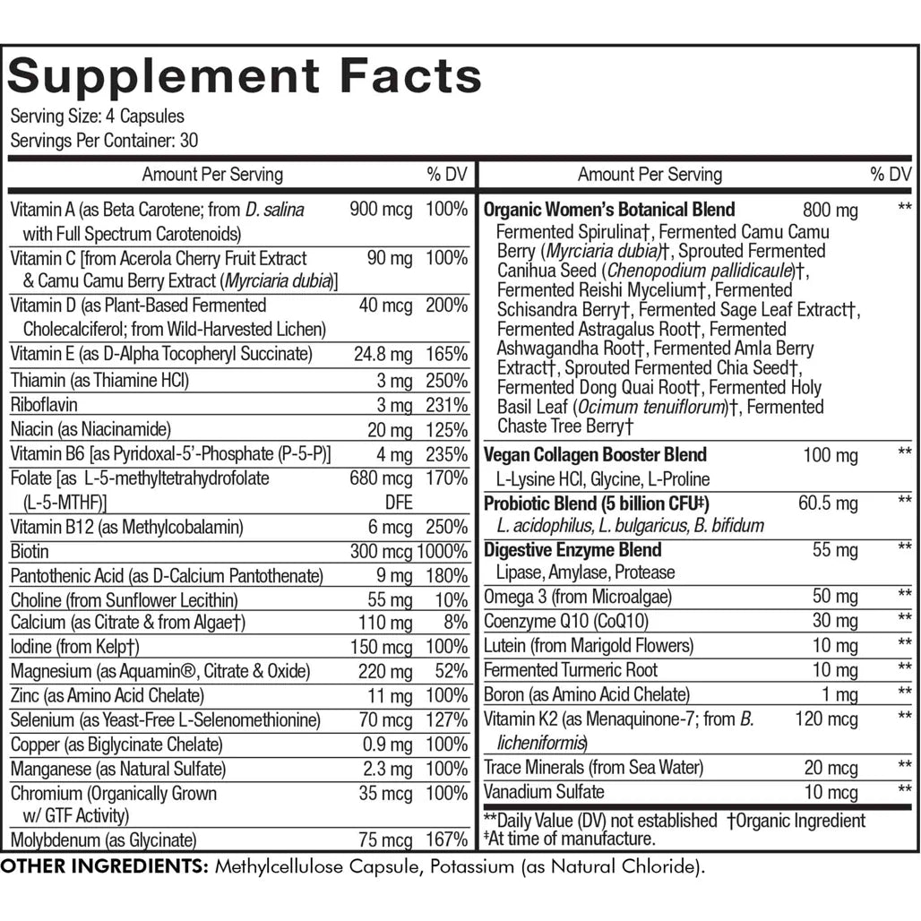 CodeAge Women Multivitamin - Support The Immune Function