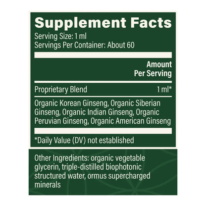 Ginseng - 2- oz - Global Healing