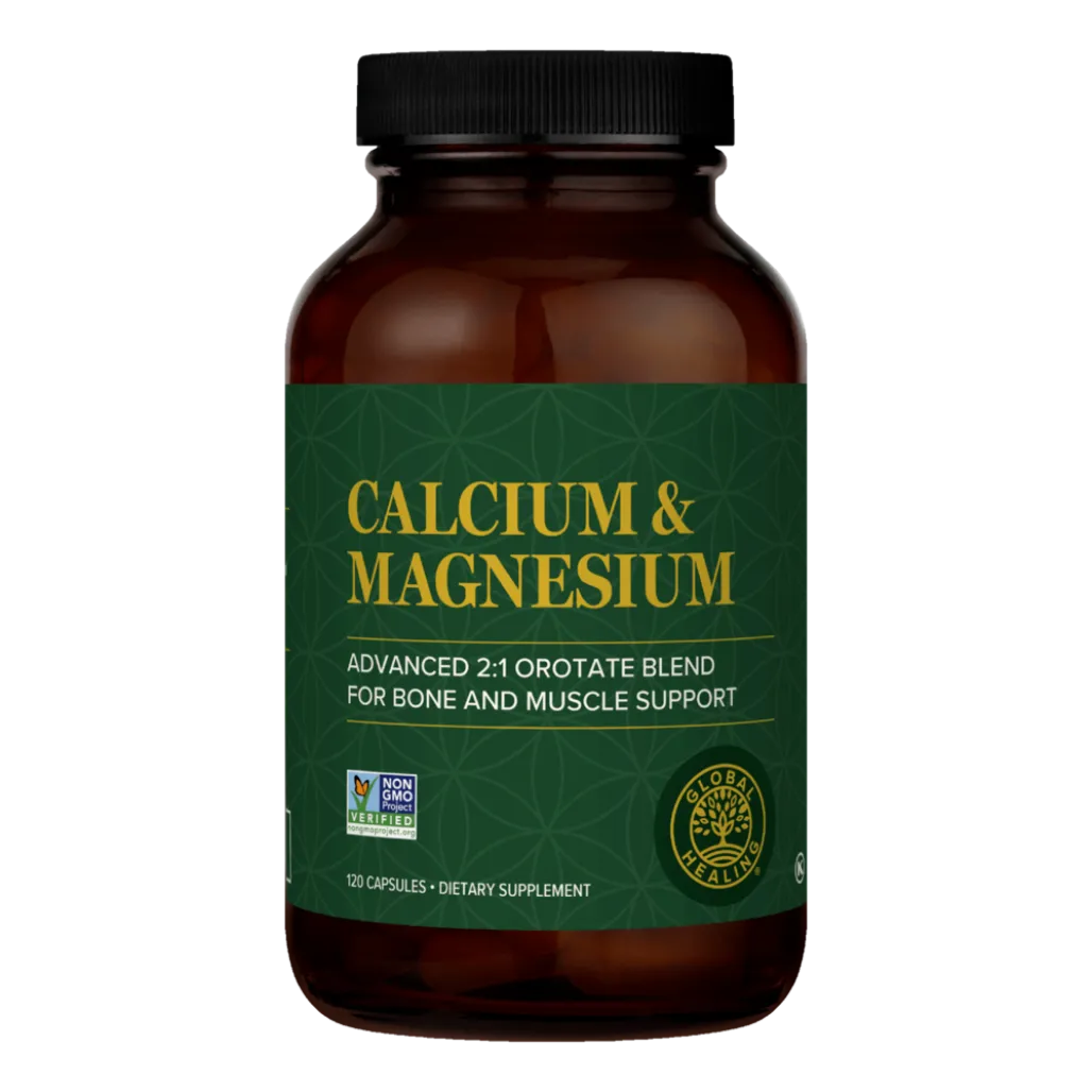 global healing calcium & mangesium supplement facts