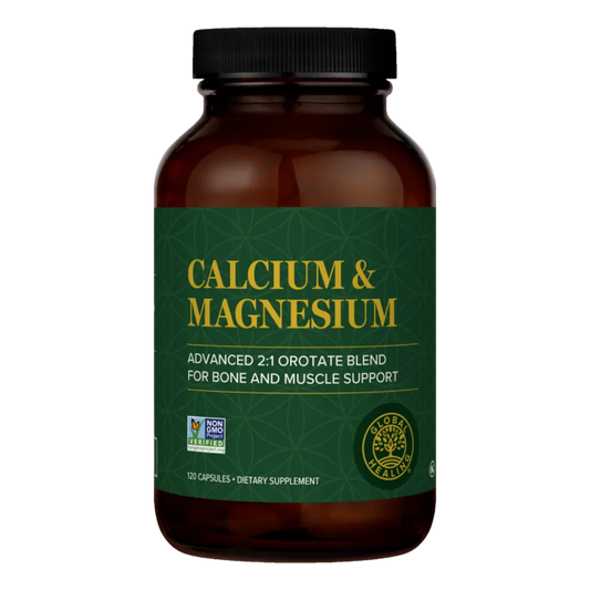 global healing calcium & mangesium supplement facts