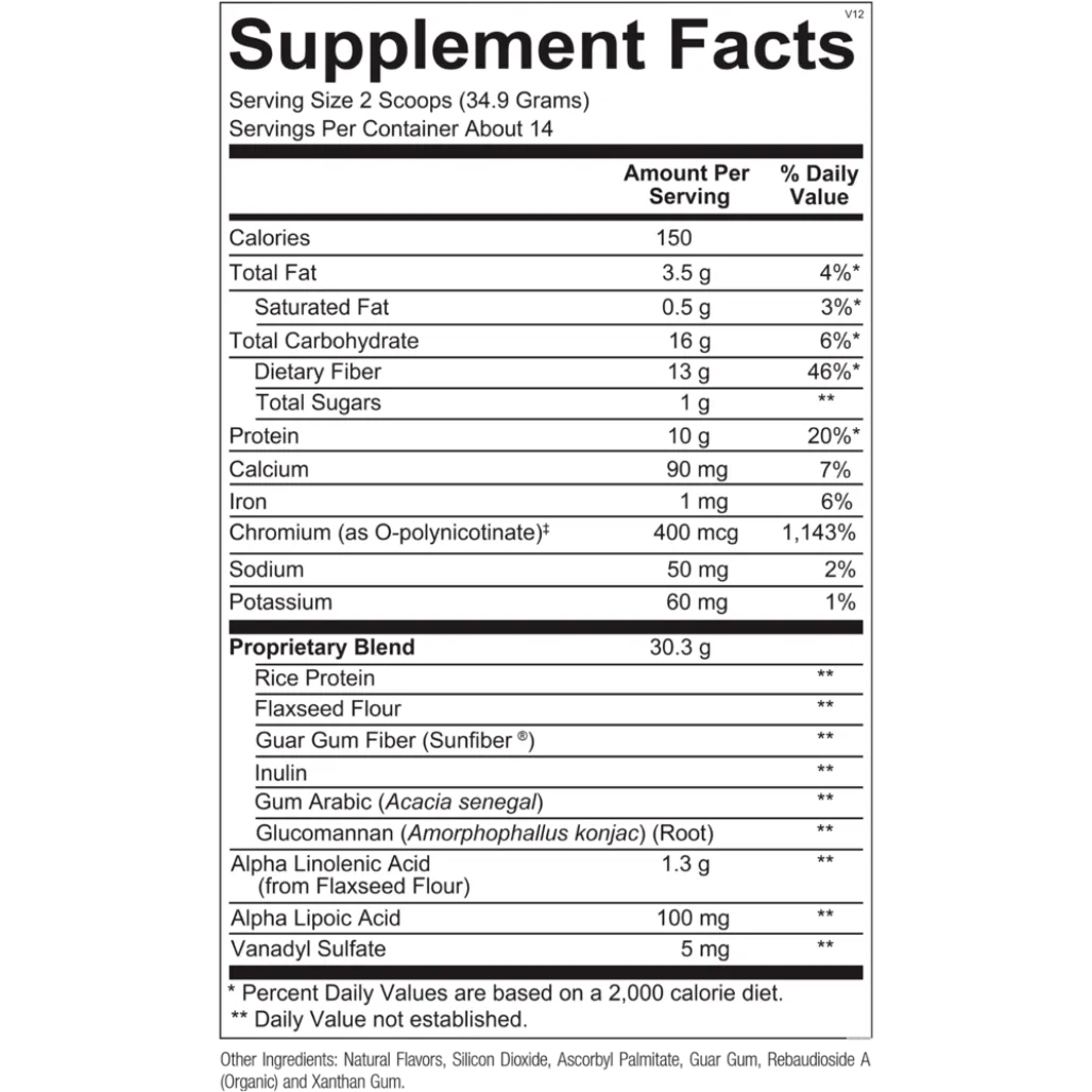 GlycemaCORE Rice Vanilla Ortho Molecular Products
