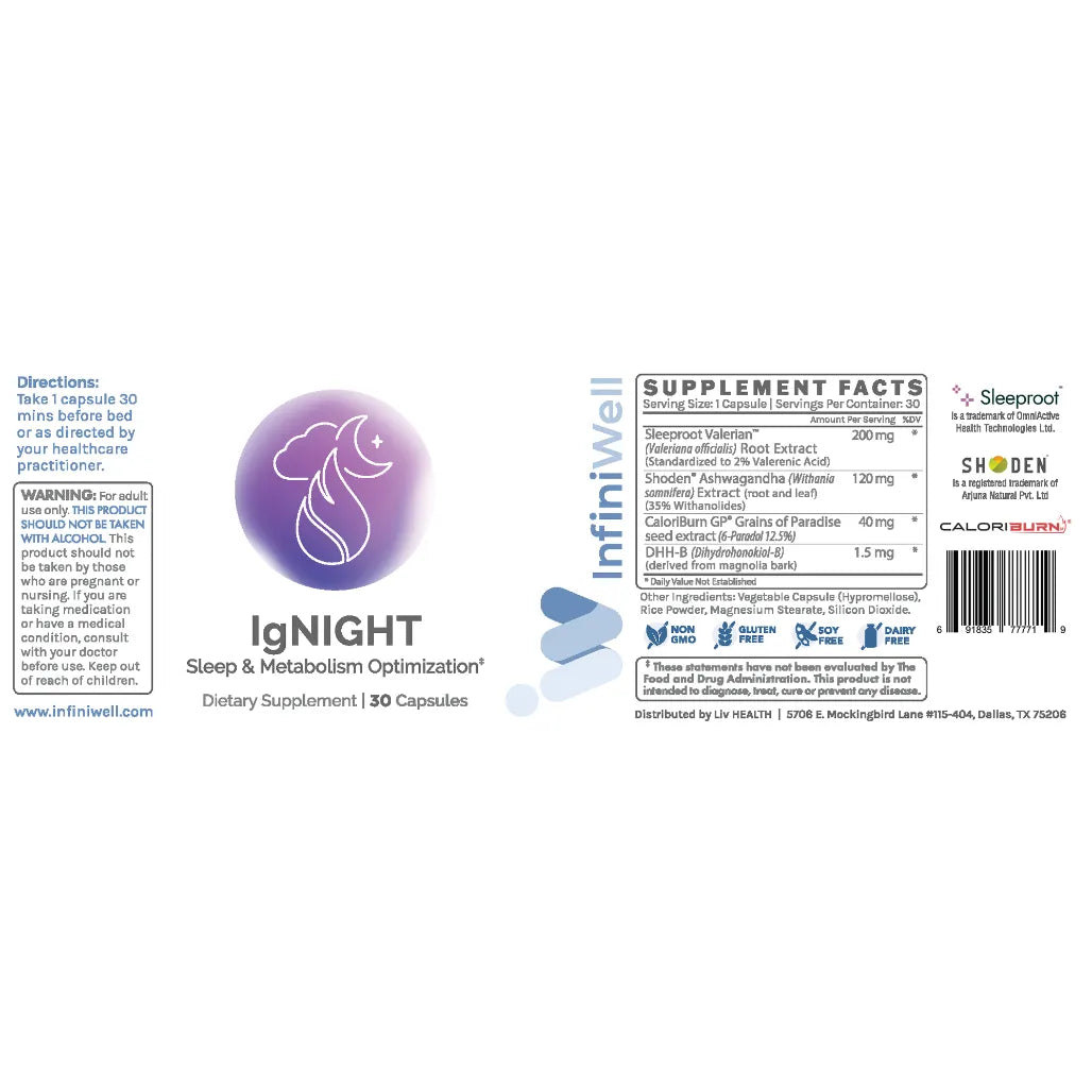 IgNIGHT- Restorative And Deep Sleep Support Infiniwell