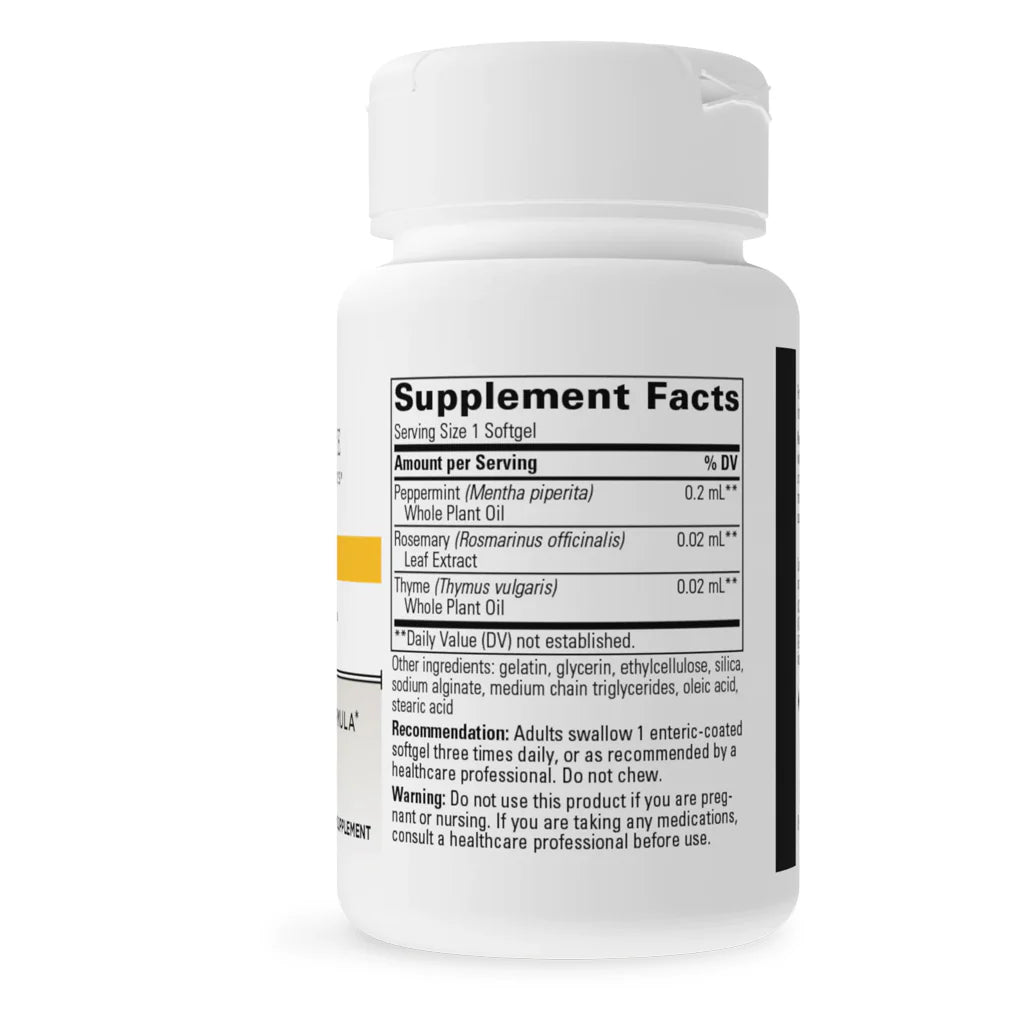 Integrative Therapeutics Mentharil 60 Softgels supplement facts