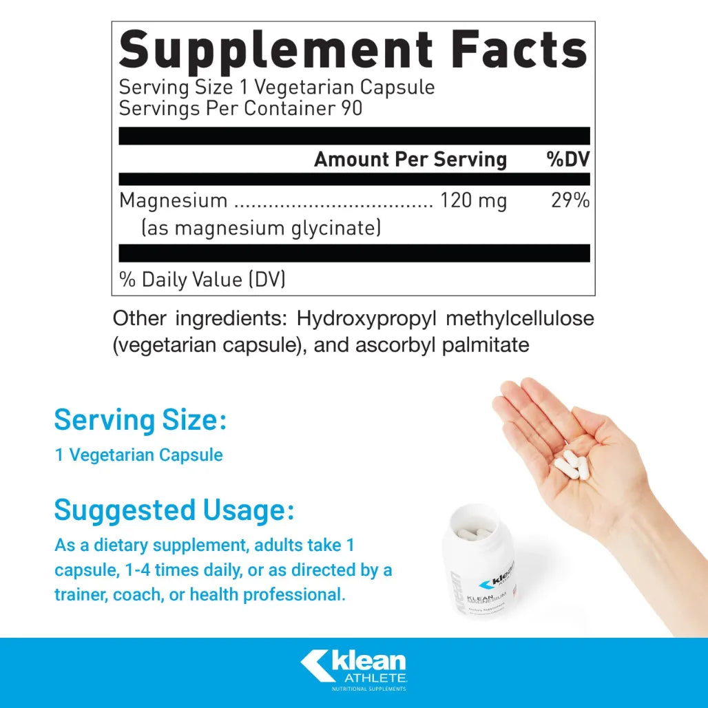  Klean-Magnesium-Klean-Athlete-90-veg-caps supplement facts